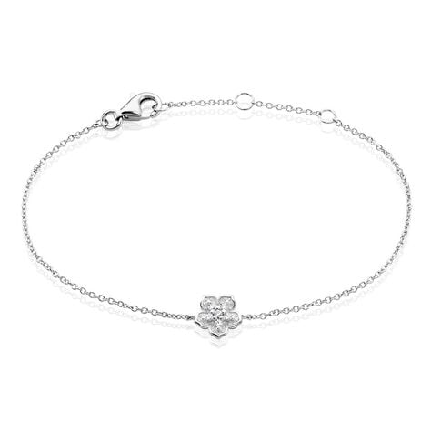 Bracelet Anne-charlotte Argent Blanc Oxyde De Zirconium - Bracelets Femme | Histoire d’Or