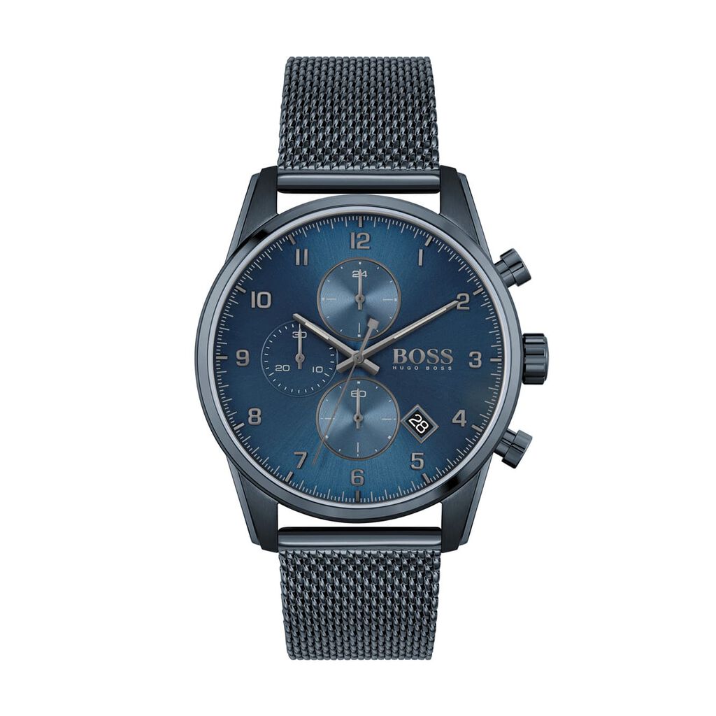 Montre Boss Skymaster Bleu - Montres Homme | Histoire d’Or