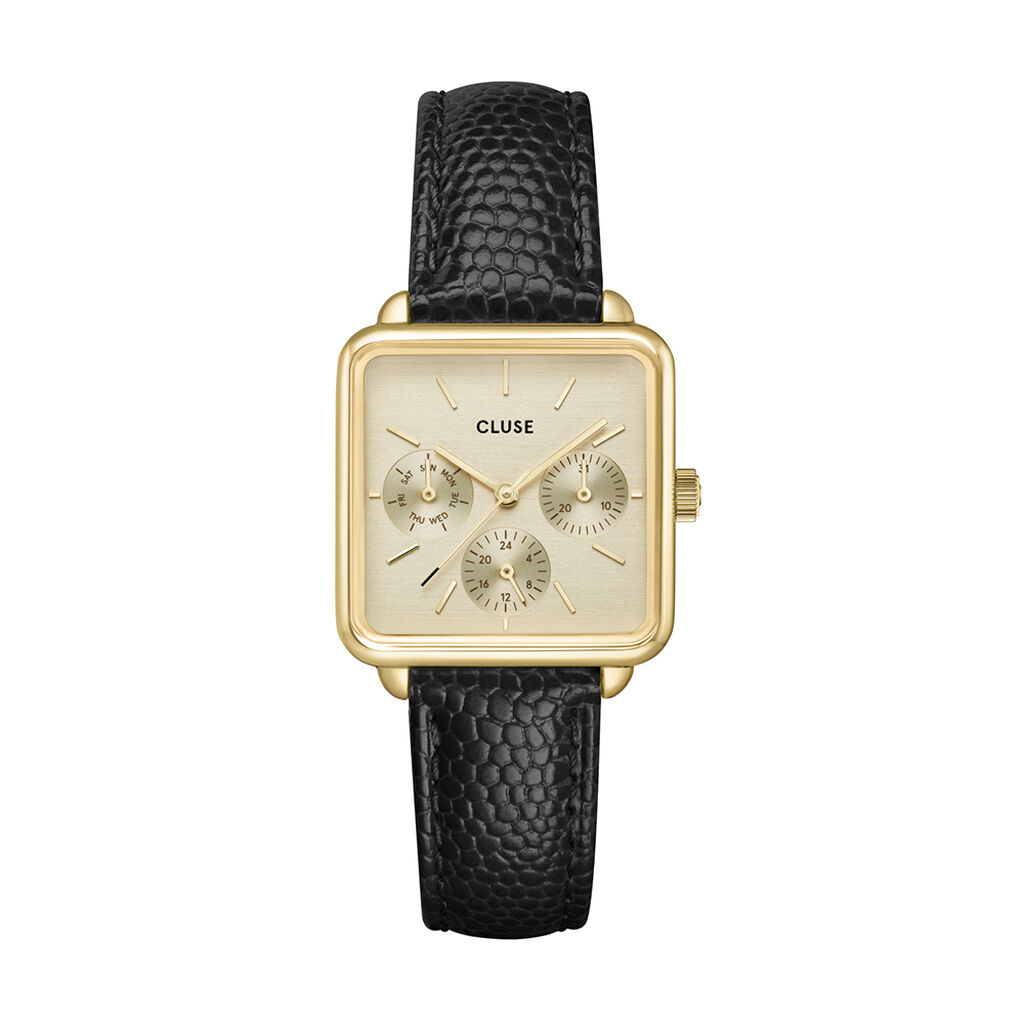 Montre Cluse La Tétragone Multifunction Doré - Montres Femme | Histoire d’Or