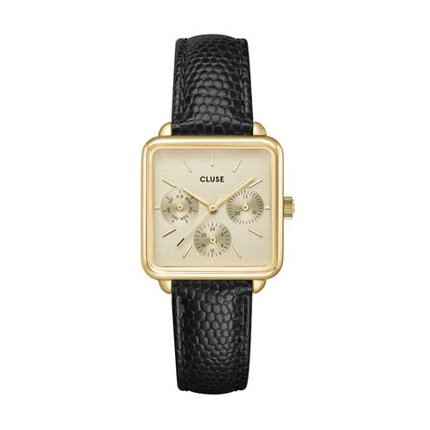 Montre Cluse La Tétragone Multifunction Doré - Montres Femme | Histoire d’Or