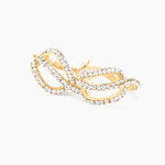 Cr&eacute;oles Hewie Or Jaune Strass - Boucles d'oreilles cr&eacute;oles Femme | Histoire d&rsquo;Or