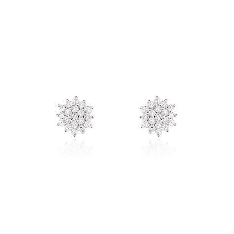 Boucles D'oreilles Puces Caliopee Or Jaune Diamant - Clous d'oreilles Femme | Histoire d’Or