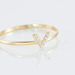 Bague De Phalange Celene Or Jaune Oxyde De Zirconium - Bagues Femme | Histoire d&rsquo;Or