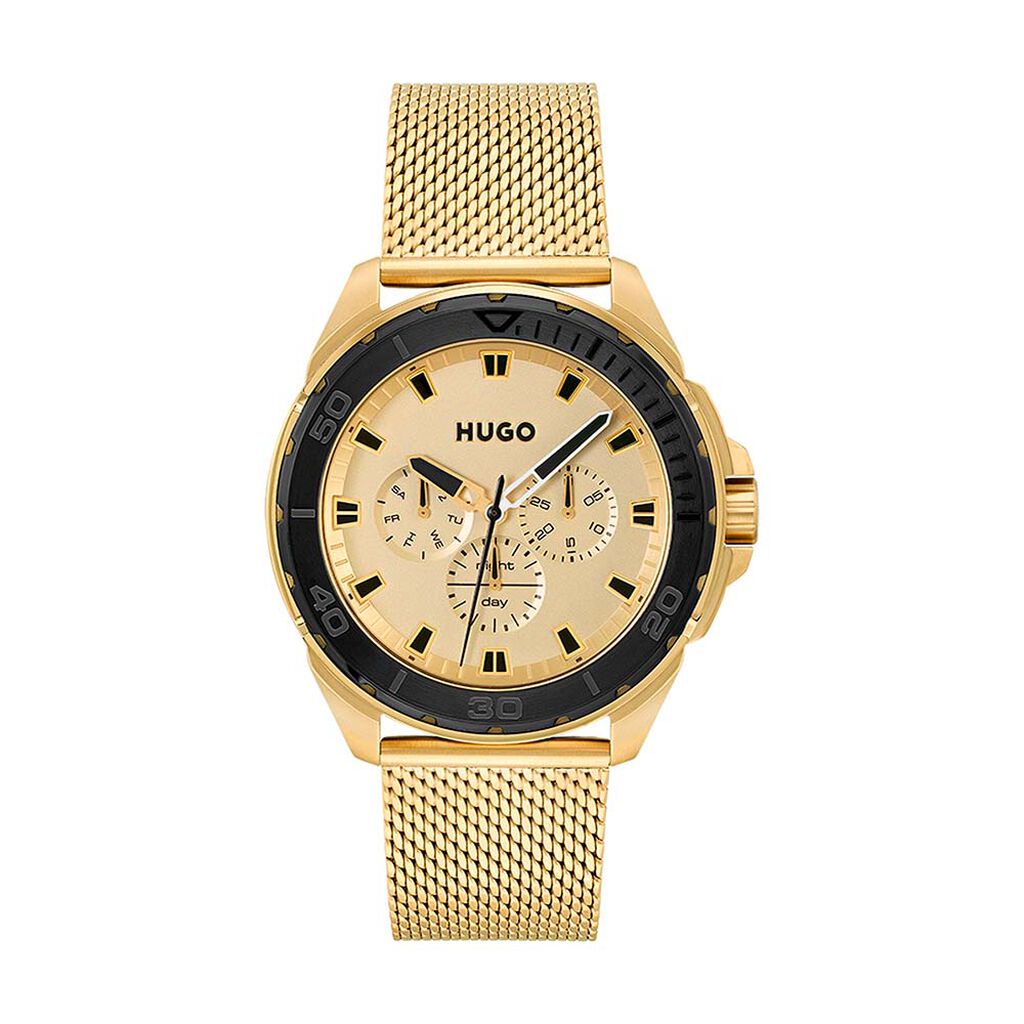 Montre Hugo Fresh Doré - Montres Homme | Histoire d’Or