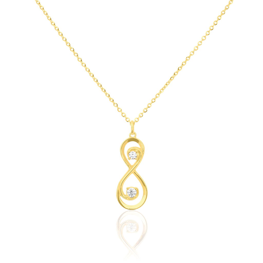 Collier Ademar Or Jaune Oxyde De Zirconium - Colliers Femme | Histoire d’Or