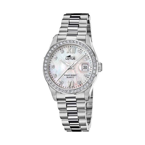 Montre Lotus Freedom Collection Nacre Blanche - Montres Femme | Histoire d&rsquo;Or