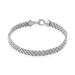 Bracelet Jerry Maille Corde 3 Rangs Or Blanc - Bracelets chaîne Femme | Histoire d’Or