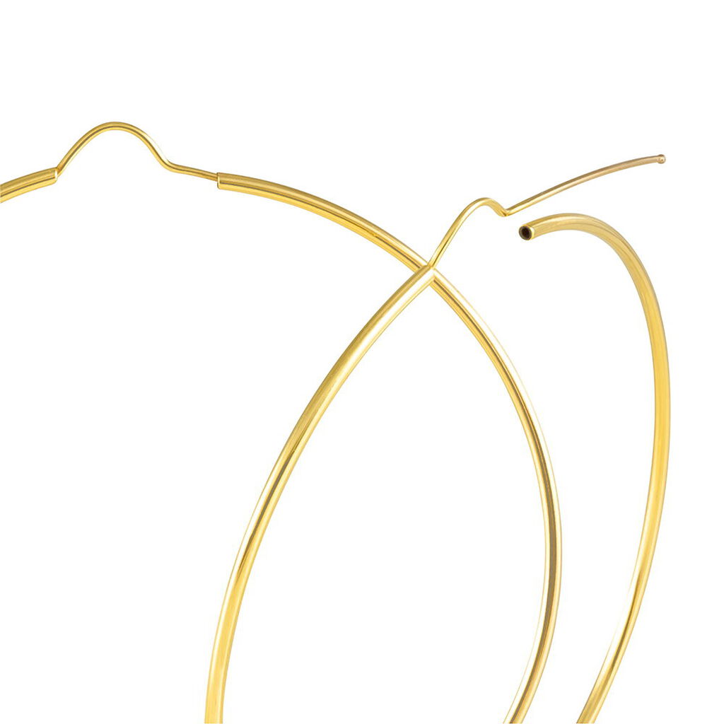 Créoles Dominae Or Jaune - Boucles d'oreilles créoles Femme | Histoire d’Or