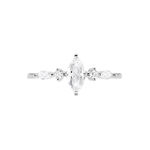 Bague Winter Sweetness Argent Blanc Oxyde De Zirconium - Bagues solitaires Femme | Histoire d&rsquo;Or