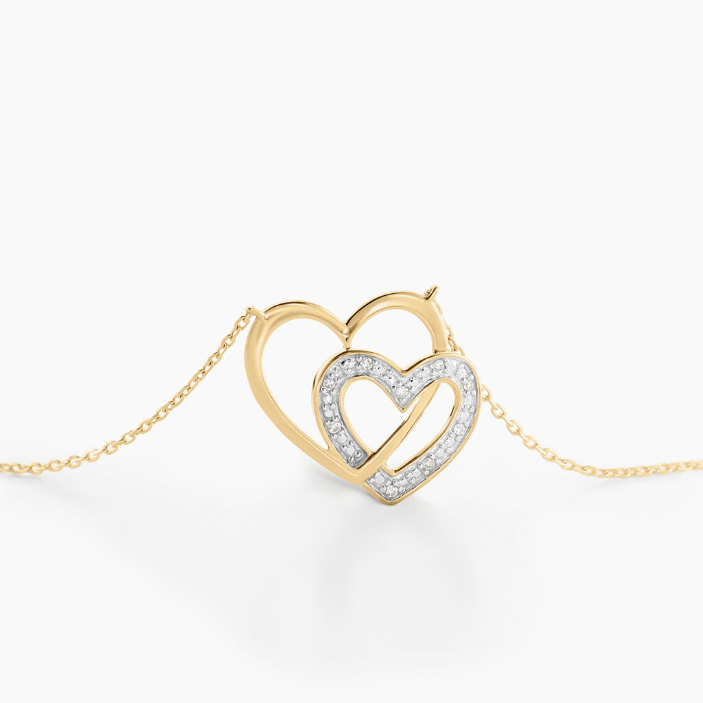 Collier Acke Or Jaune Diamant - Colliers Femme | Histoire d’Or