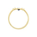 Bague Jahyna Or Jaune Saphir Et Diamant - Bagues solitaires Femme | Histoire d&rsquo;Or