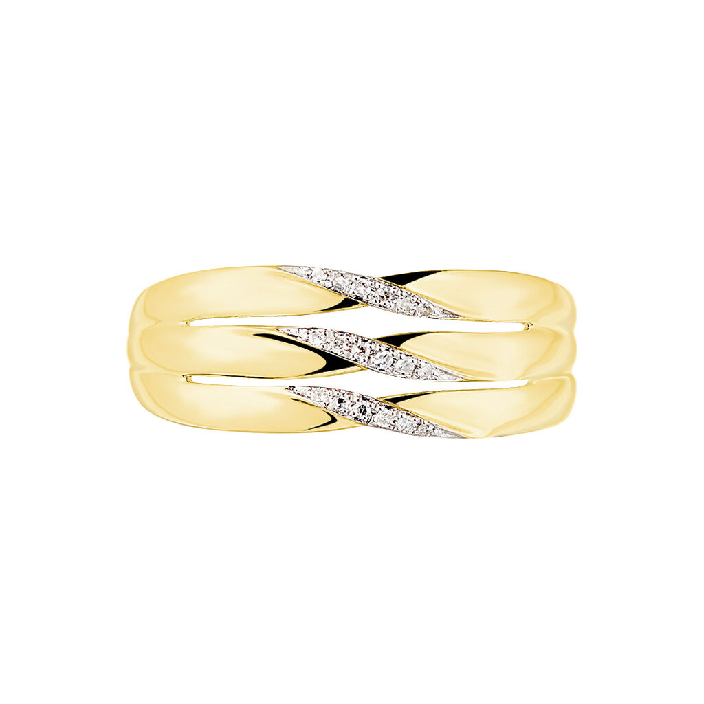 Bague Grasiella Or Jaune Diamant - Bagues avec pierre Femme | Histoire d’Or