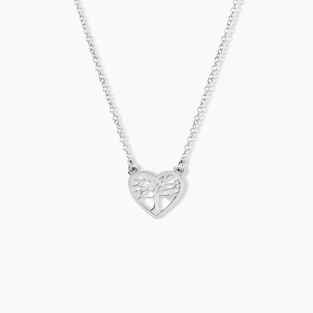 Collier Elwenn Argent Blanc