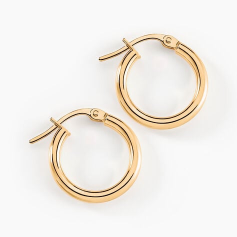 Cr&eacute;oles Verania Or Jaune - Boucles d'oreilles cr&eacute;oles Femme | Histoire d&rsquo;Or