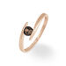 Bague Tiphaine Or Rose Quartz - Bagues solitaires Femme | Histoire d’Or