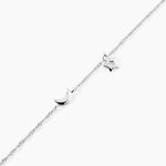 Bracelet Rohanne Argent Blanc - Bracelets Femme | Histoire d&rsquo;Or