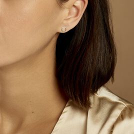 Boucles D'oreilles Puces Berangere Cercle Or Jaune - Clous d'oreilles Femme | Histoire d’Or