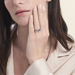 Bague Argent Blanc Clover Verre Oxydes De Zirconium - Bagues solitaires Femme | Histoire d&rsquo;Or