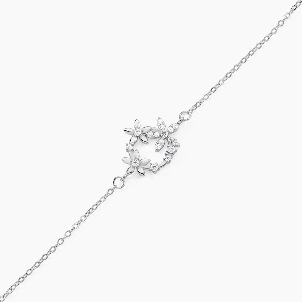 Bracelet Elinia Argent Blanc Oxyde De Zirconium - Bracelets Femme | Histoire d&rsquo;Or