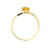 Bague Clothilde Or Jaune Citrine Et Oxyde - Bagues solitaires Femme | Histoire d’Or