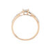 Bague Solitaire Or Rose Lisbet Morganite - Bagues solitaires Femme | Histoire d’Or