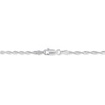 Bracelet Ciana Torsade Diamante Argent Blanc - Bracelets Femme | Histoire d&rsquo;Or