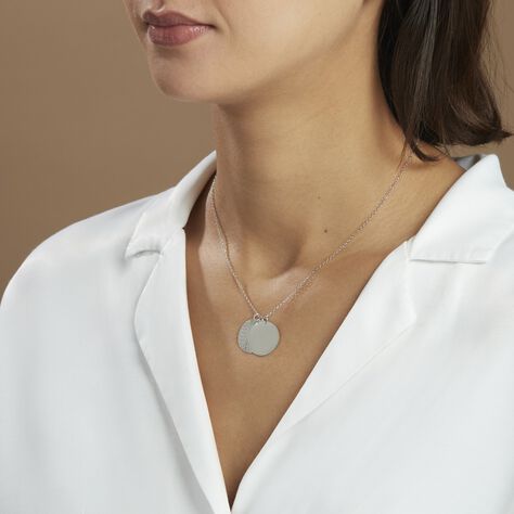 Collier Almira Argent Blanc - Colliers fantaisie Femme | Histoire d’Or