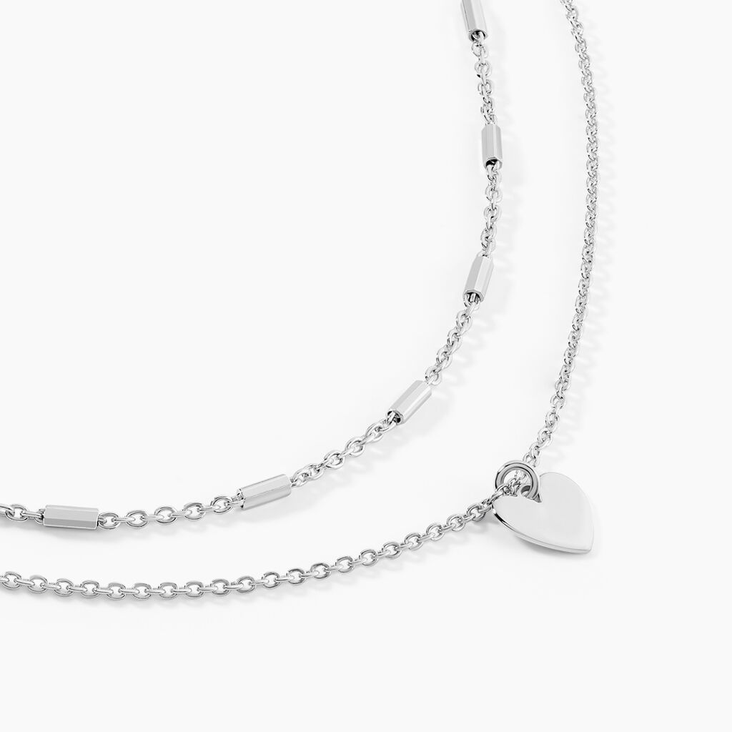 Collier Argent Dizier - Colliers doubles et triples cha&icirc;nes Femme | Histoire d&rsquo;Or