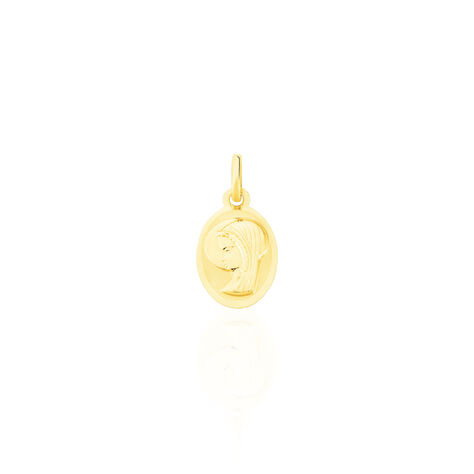 Pendentif Vierge Ovale Or Jaune - Pendentifs Baptême Famille | Histoire d’Or