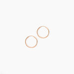 Cr&eacute;oles Dominae Or Rose - Boucles d'oreilles cr&eacute;oles Femme | Histoire d&rsquo;Or