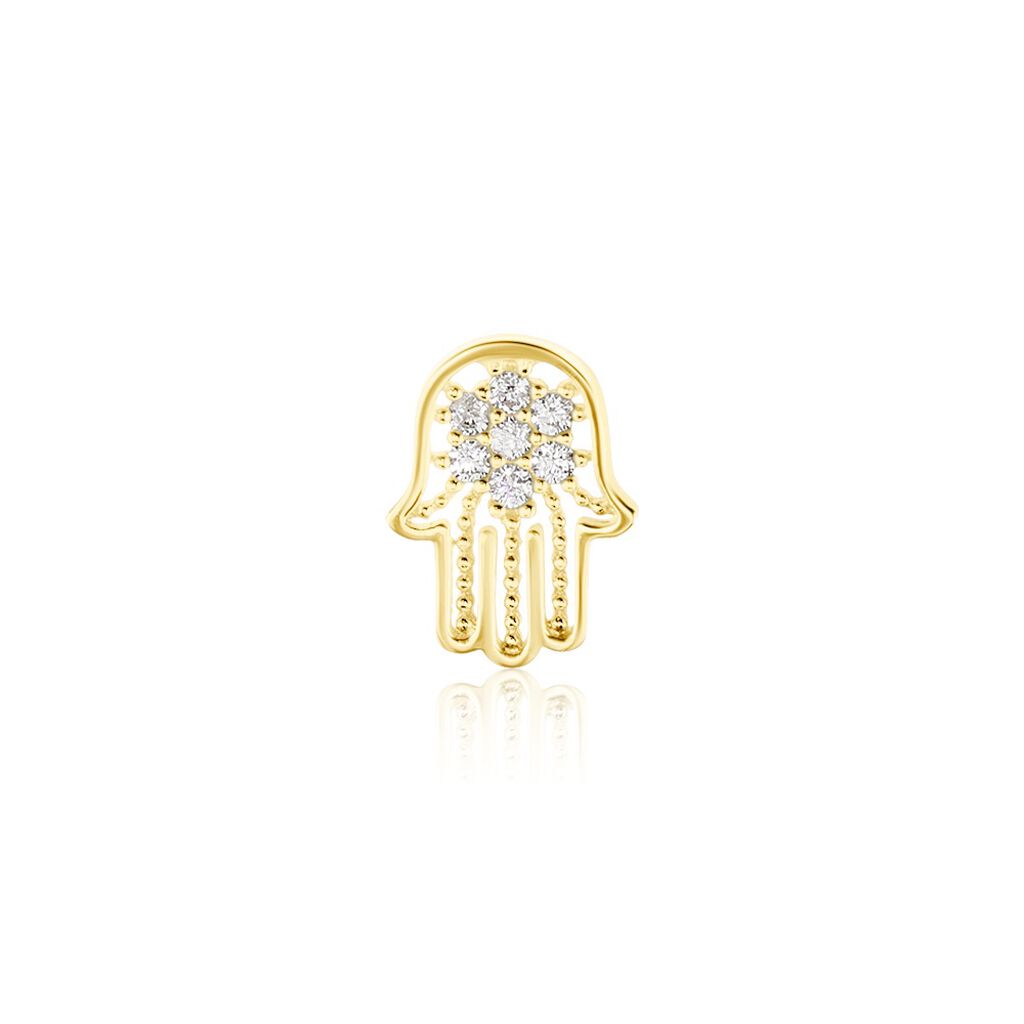 Boucle D'oreille Fachtna Or Jaune Oxyde De Zirconium - Ear cuffs Femme | Histoire d’Or