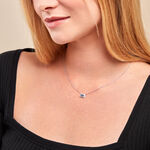 Collier Laurine Argent Blanc Oxyde De Zirconium - Colliers fantaisie Femme | Histoire d&rsquo;Or