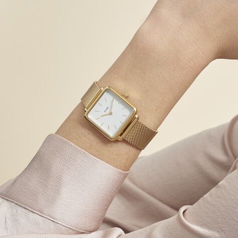 Coffret Montre Cluse Tetragone Blanc - Montres Femme | Histoire d’Or