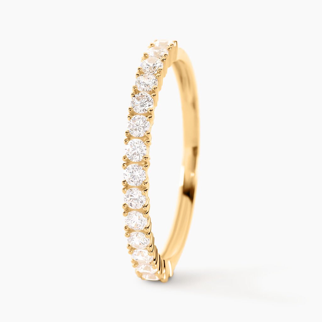 Alliance Julietta Or Jaune Oxyde De Zirconium - Alliances Femme | Histoire d&rsquo;Or