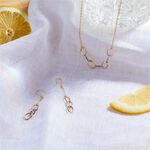 Boucles D'oreilles Pendantes Lucette Or Bicolore - Boucles d'oreilles pendantes Femme | Histoire d&rsquo;Or