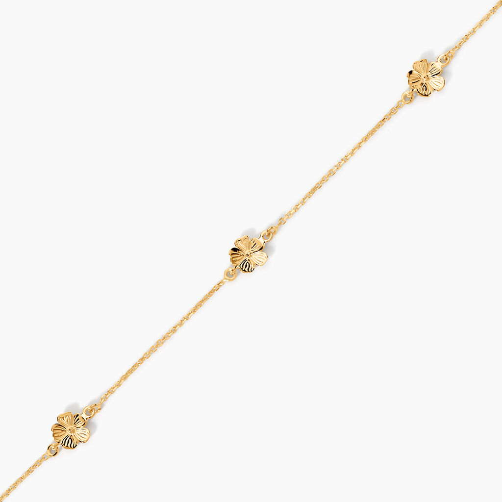 Bracelet Sakura Love Or Jaune - F&ecirc;te des m&egrave;res Femme | Histoire d&rsquo;Or
