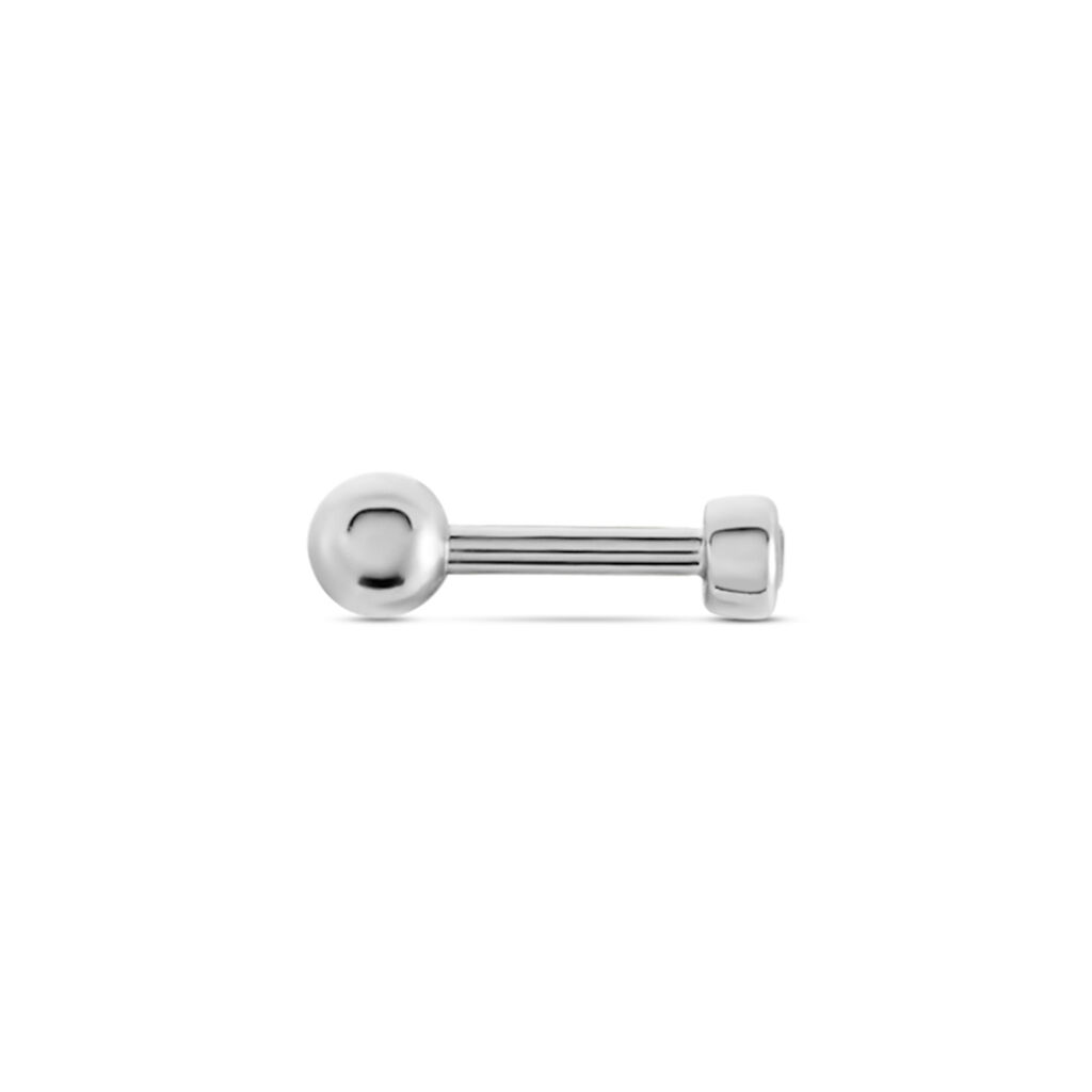 Boucles D'oreilles Puces Anani Argent Blanc Oxyde De Zirconium - Boucles d'oreilles fantaisie Femme | Histoire d’Or