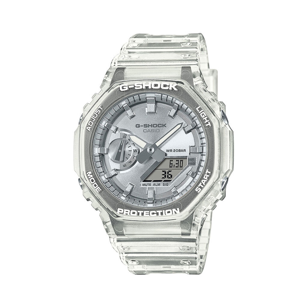 Montre Casio G-shock Ga2100 Argenté - Montres Homme | Histoire d’Or