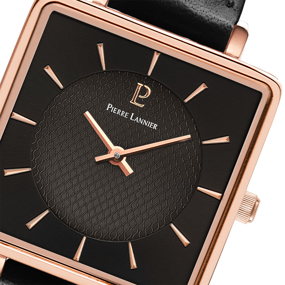 Montres Pierre Lannier 008F933 Acier Boucle Ardillon Rose Carré -  HIMFRQN2640 • Histoire d'Or