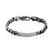 Bracelet Identité Esteban Acier Gris - Bracelets fantaisie Homme | Histoire d’Or