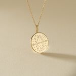 Collier Astro Plaqu&eacute; Or - Colliers Zodiaque Femme | Histoire d&rsquo;Or