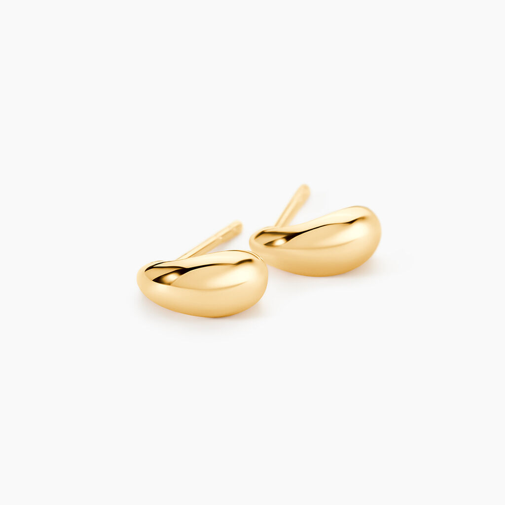 Boucles D'Oreilles Puces Alojz Or Jaune - Clous d'oreilles Femme | Histoire d&rsquo;Or