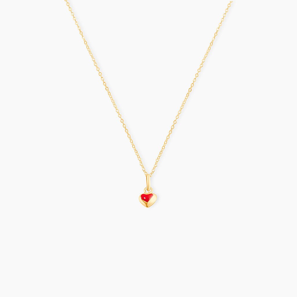 Collier Coralie Coeur Or Jaune - Colliers Enfant | Histoire d’Or