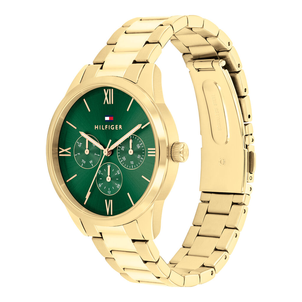 Montre Tommy Hilfiger Camille Vert - Montres Femme | Histoire d&rsquo;Or