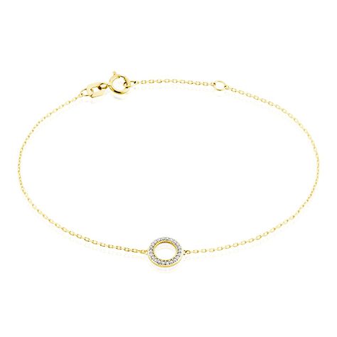 Bracelet Or Jaune Acantha Diamants - Bracelets Femme | Histoire d’Or