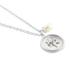 Collier Argent Glad Perle De Culture Oxydes De Zirconium - Colliers fantaisie Femme | Histoire d&rsquo;Or