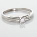 Bague Solitaire Morrigane Or Blanc Diamant - Bagues solitaires Femme | Histoire d’Or