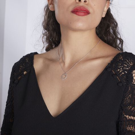Collier Astri Argent Blanc Oxyde De Zirconium - Colliers fantaisie Femme | Histoire d’Or