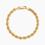 Bracelet Cordelia Argent Dor&eacute; A L'Or 750/1000 - Bijoux sans pierre Femme | Histoire d&rsquo;Or
