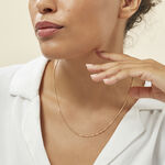 Cha&icirc;ne Igoa Maille For&ccedil;at Diamantee Or Jaune - Chaines Femme | Histoire d&rsquo;Or